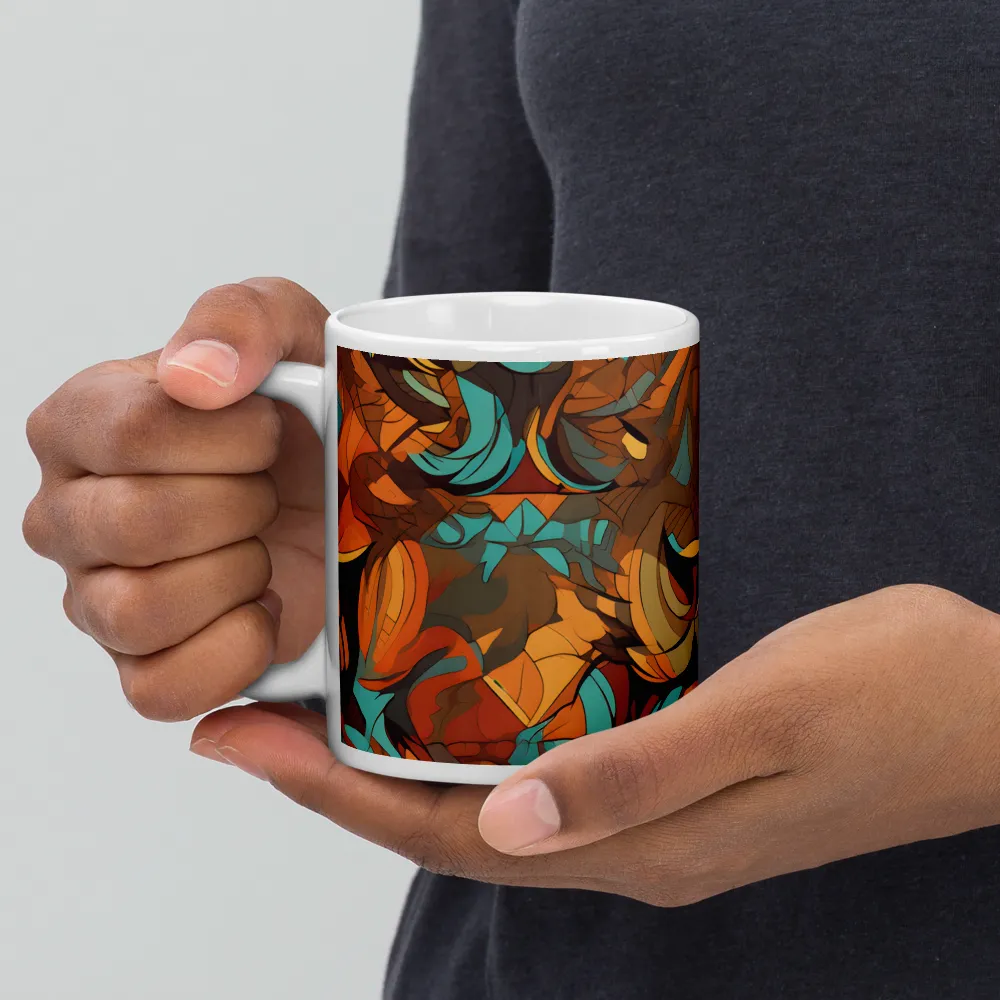 Fierce Royalty: A Geometric Exploration of Lions | Mugs | Multiple Sizes & Colors