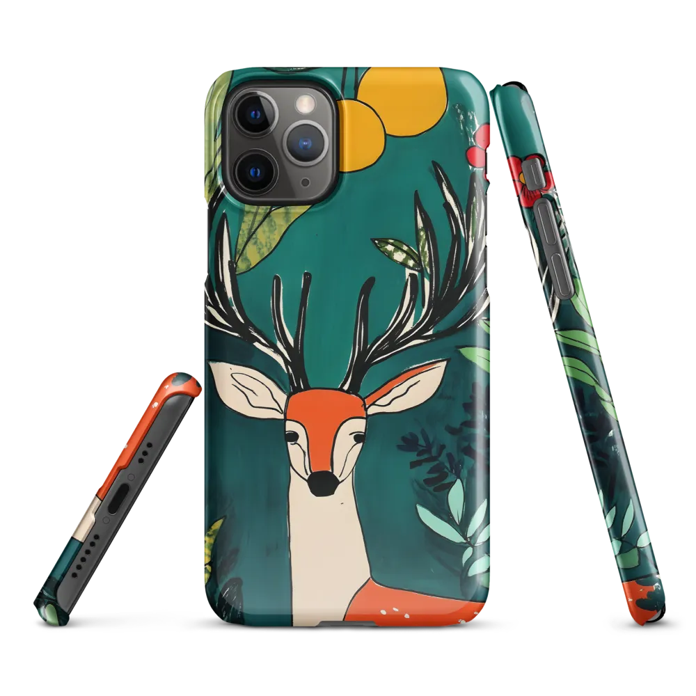 Nature's Embrace: The Majestic Deer | Phone Case |  11 Pro | Snap Case | Glossy