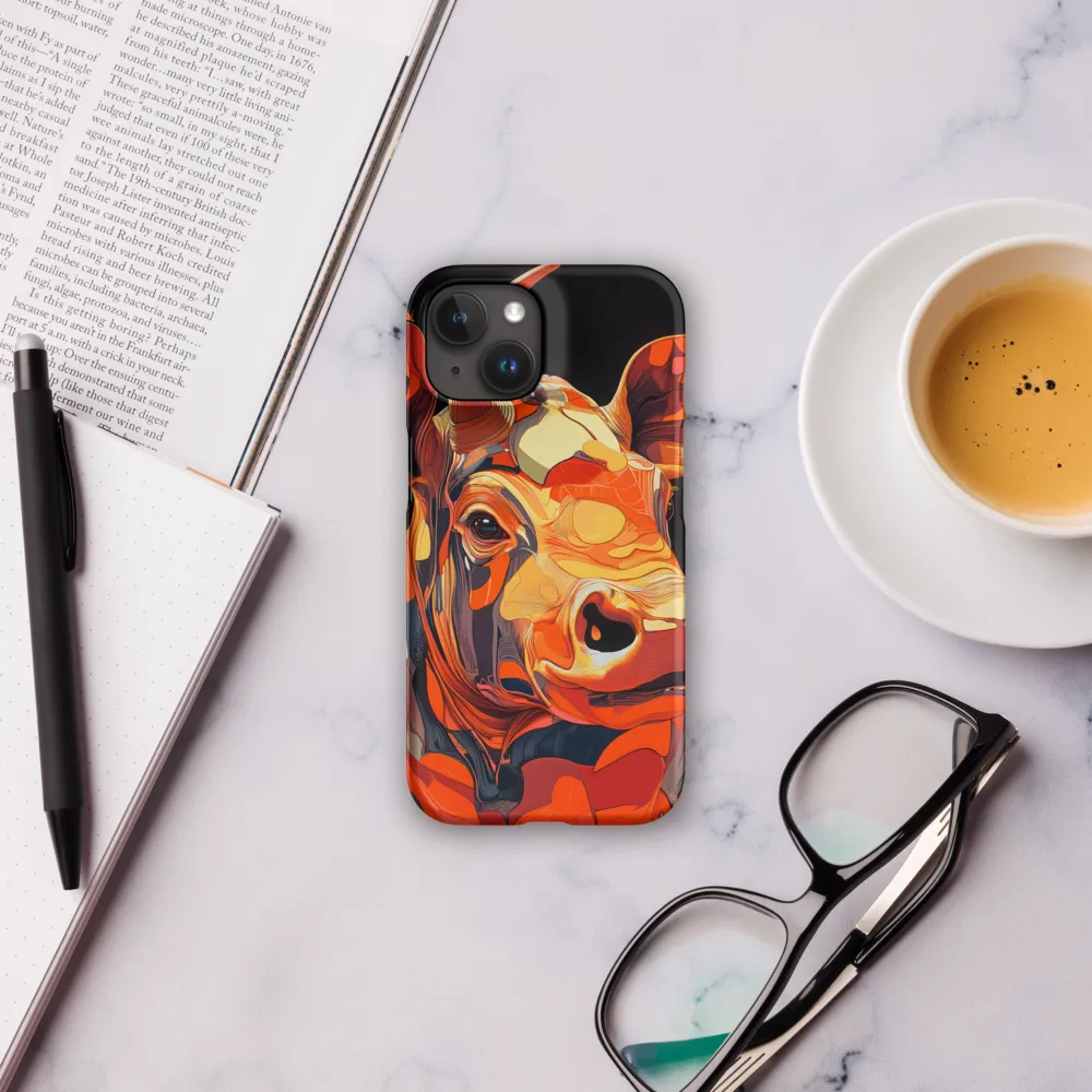 Modern Serenade: The Vibrant Cow