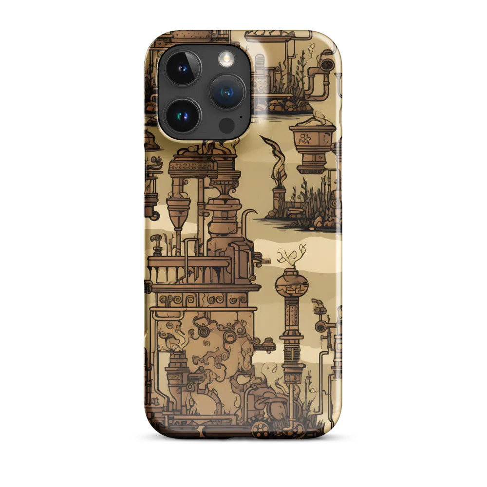 Whimsical Industrial Landscape | Phone Case |  16 Pro Max | Snap Case | Glossy
