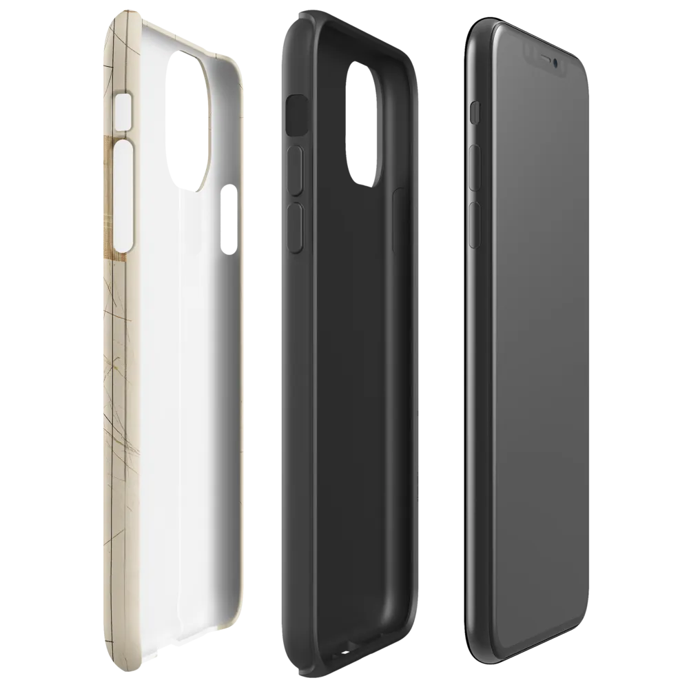 Elegance in Lines | Phone Case |  11 Pro Max | Tough Case | Matte