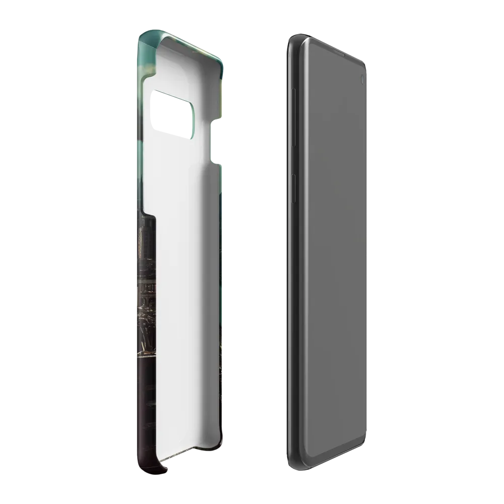 Urban Ruins: A Futuristic Reflection | Phone Case |  S10 Plus | Snap Case | Glossy