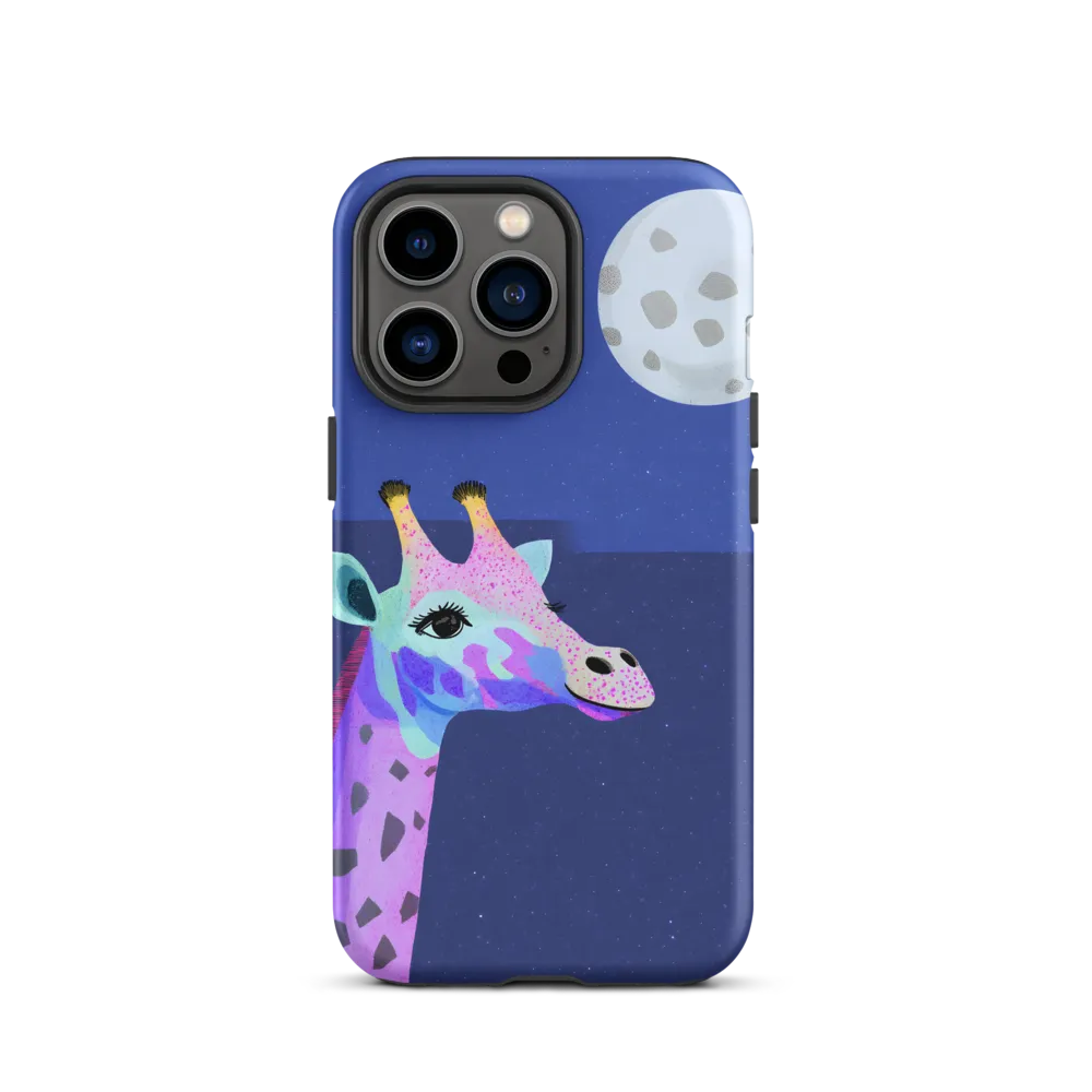Whimsical Giraffe Under the Stars