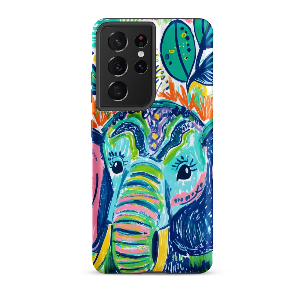Whimsical Elephant Portrait