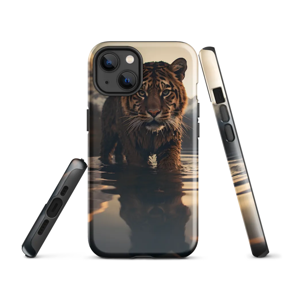 Majestic Reflection: The Tiger's Domain