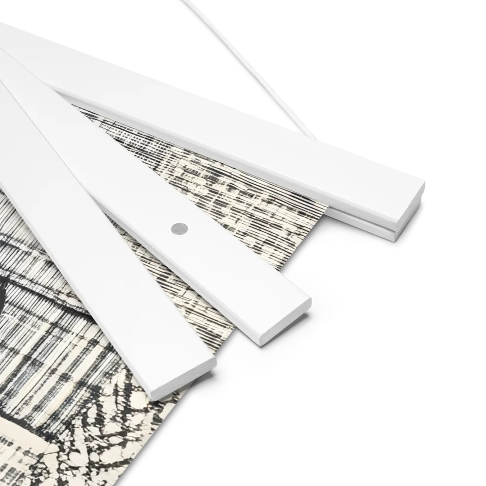 Urban Reflections: A Shopping Narrative | Poster With White Wood Hanger | 18″×18″