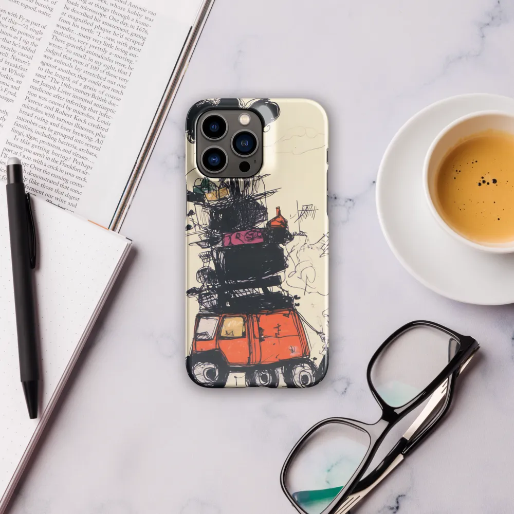 The Whimsical Hauler | Phone Case |  14 Pro Max | Snap Case | Glossy