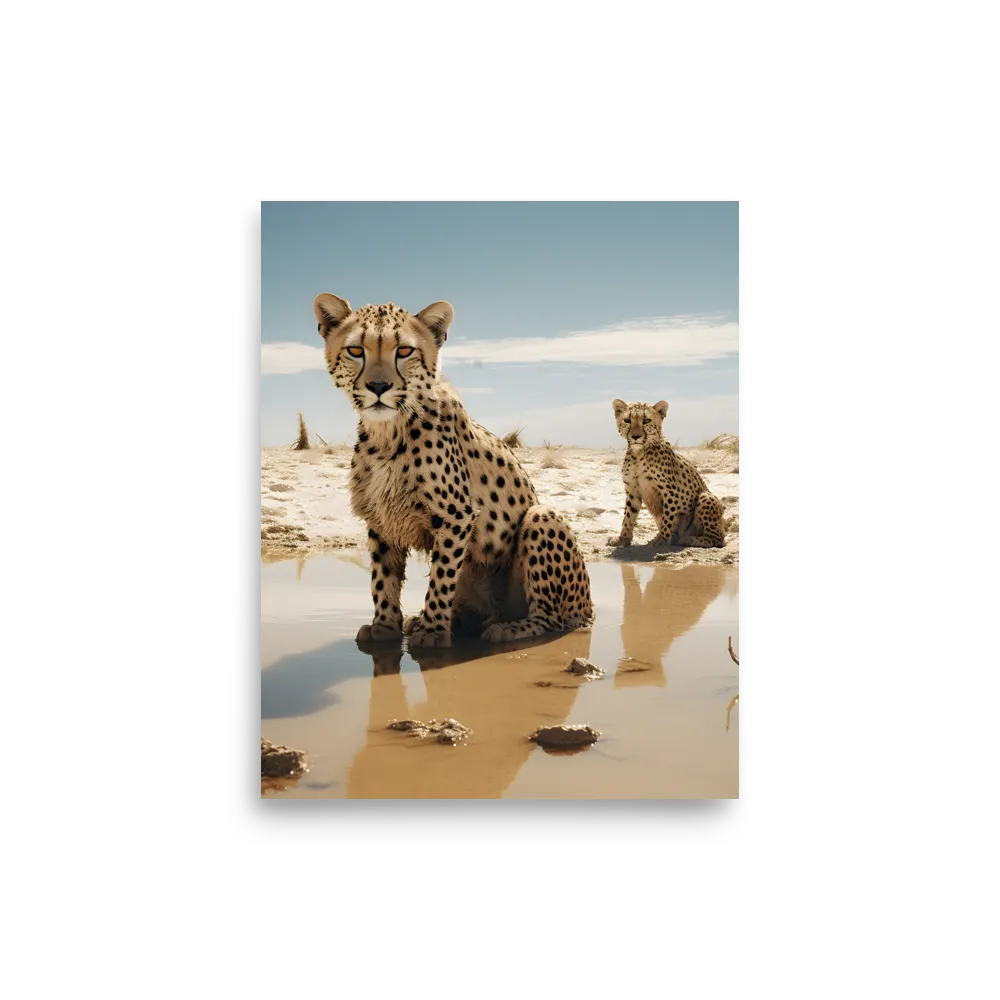Silent Watchers of the Savanna | Poster | 8″×10″