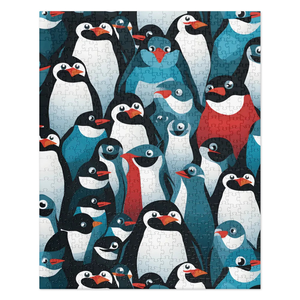 Penguin Parade | Jigsaw Puzzle | 520 pieces