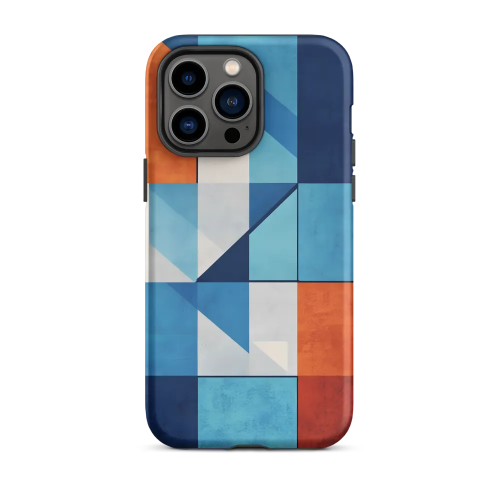 Geometric Harmony in Color | Phone Case |  14 Pro Max | Tough Case | Matte