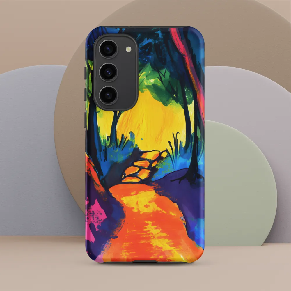 Path Through a Vibrant Forest