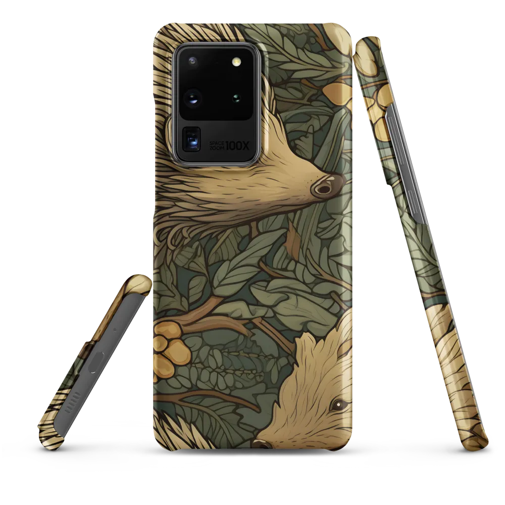 Whimsical Hedgehog Garden | Phone Case |  S20 Ultra | Snap Case | Matte