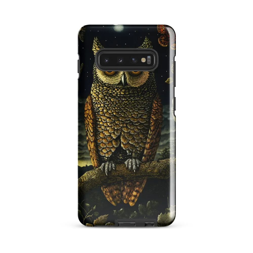 Mystical Night: The Guardian Owl | Phone Case |  S10 Plus | Tough Case | Glossy