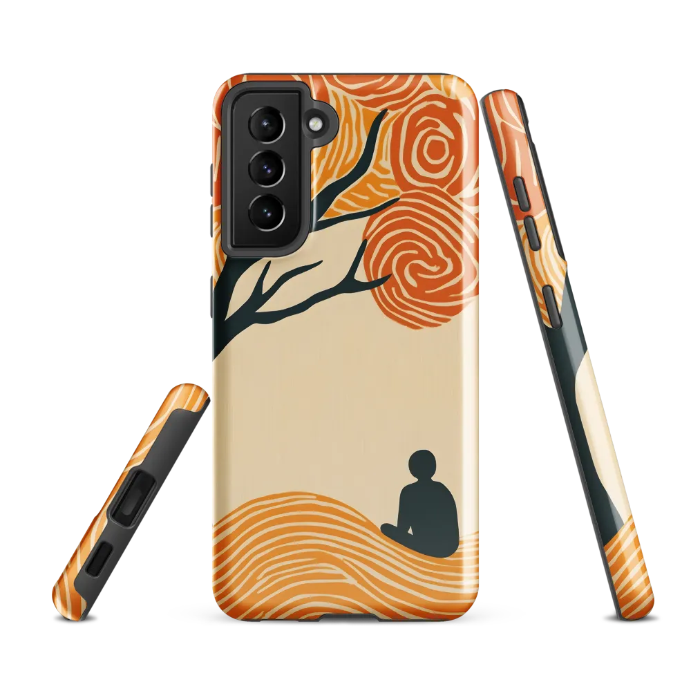 Silent Reflections under Swirling Leaves