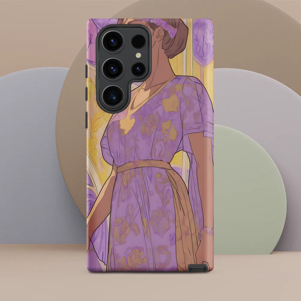 Elegance in Floral Harmony | Phone Case |  S23 Ultra | Tough Case | Matte