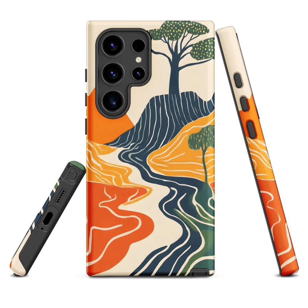 Waves of Serenity | Phone Case |  S24 Ultra | Tough Case | Matte