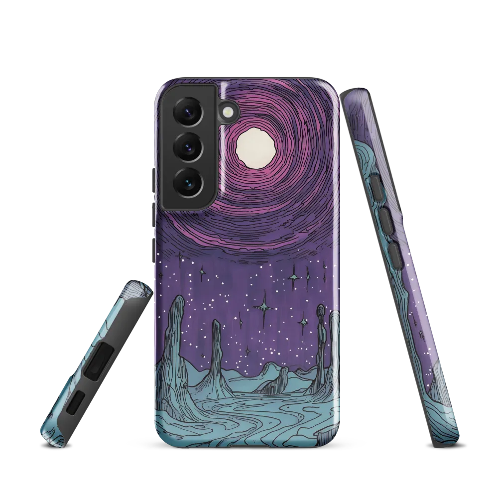 Celestial Whirl | Phone Case |  S22 | Tough Case | Glossy