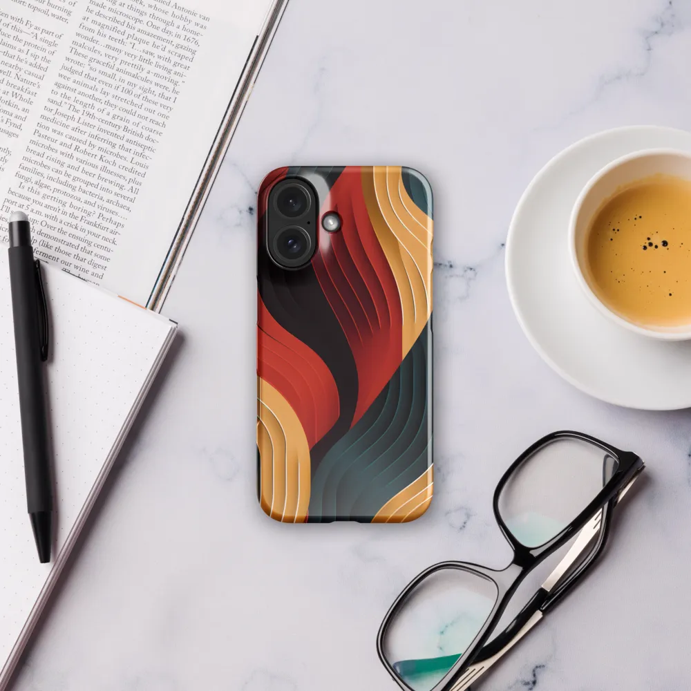 Dynamic Waves of Color | Phone Case |  16 | Snap Case | Glossy