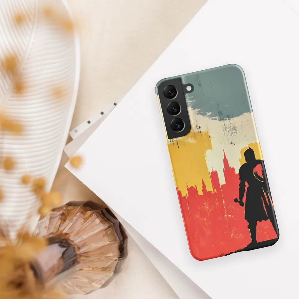Hero in the Urban Dawn | Phone Case |  S22 Plus | Snap Case | Matte