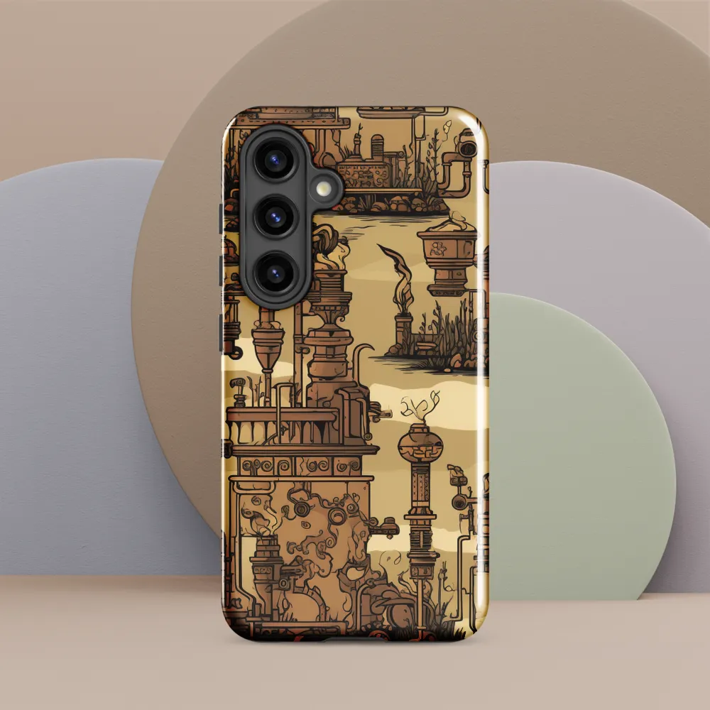 Whimsical Industrial Landscape