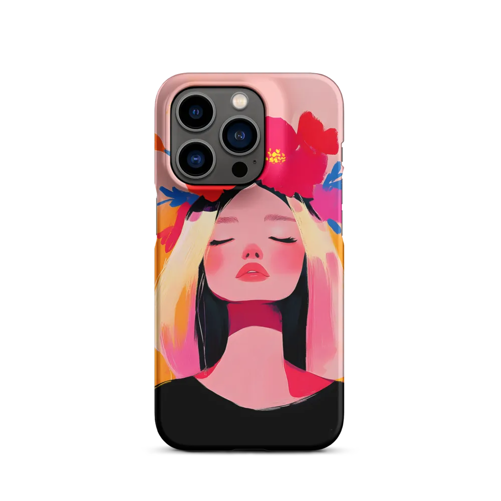 Floral Serenity | Phone Case |  14 Pro | Snap Case | Matte