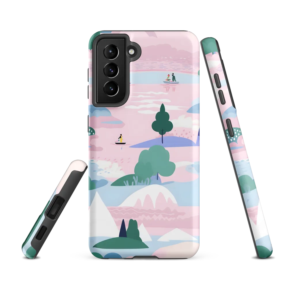 Whimsical Reflections: A Journey Through Landscapes | Phone Case |  S21 FE | Tough Case | Matte