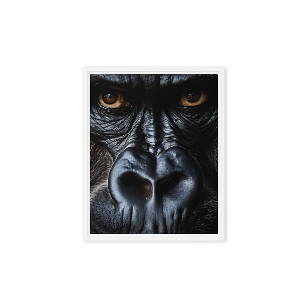 Gaze of the Wild: A Gorilla's Portrait