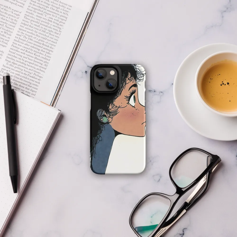 Whispers of Contemplation | Phone Case |  13 Mini | Snap Case | Matte