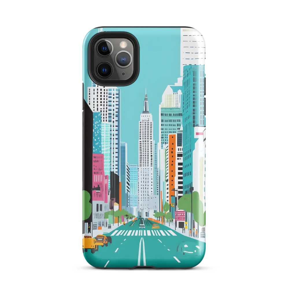 Urban Symphony: A Modern Cityscape | Phone Case |  11 Pro Max | Tough Case | Glossy