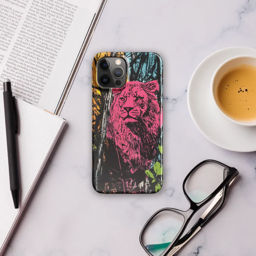 Fierce Vibrance: The Pink Lion