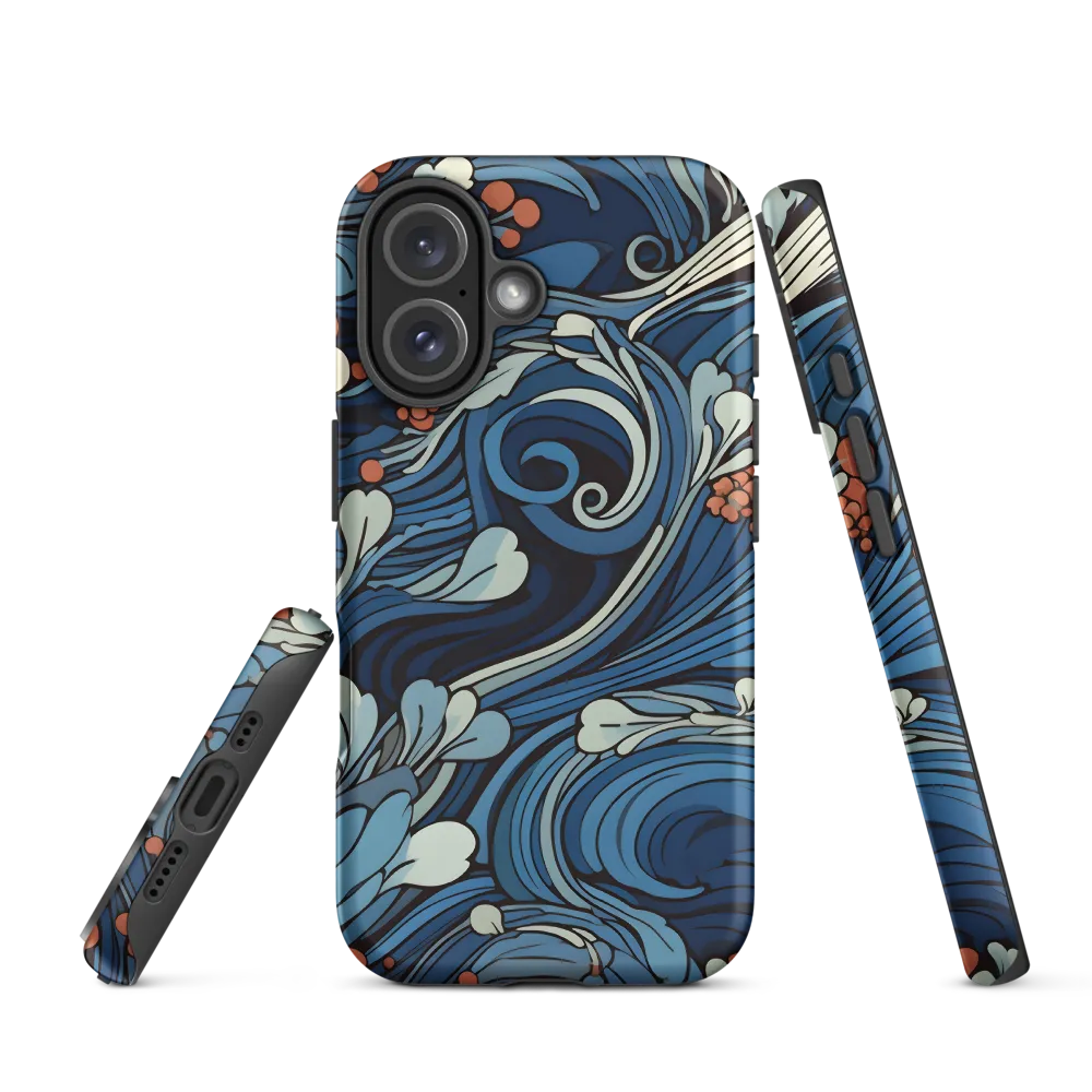 Nature's Elegance: An Oceanic Tapestry | Phone Case |  16 | Tough Case | Matte
