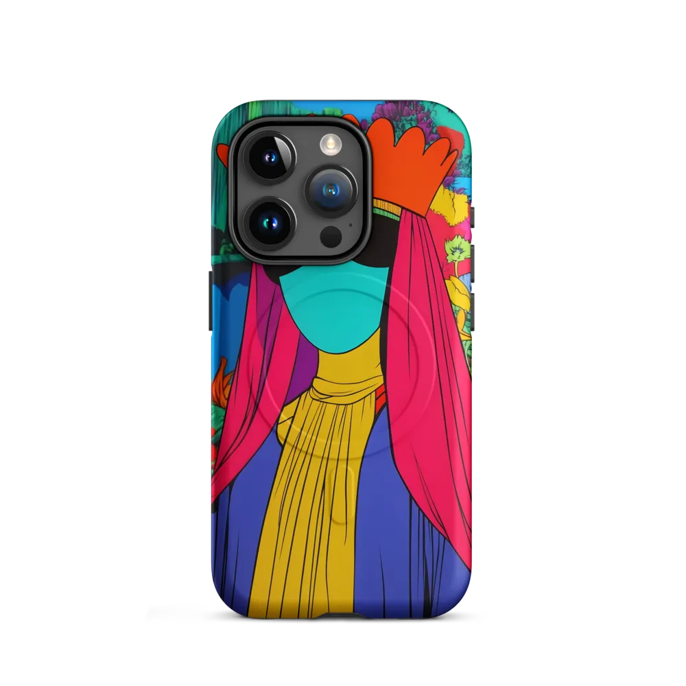 Crowned Surrealism | Phone Case |  15 Pro | MagSafe® Tough Case | Matte