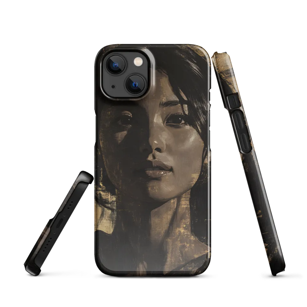 Golden Gaze: A Contemporary Portrait