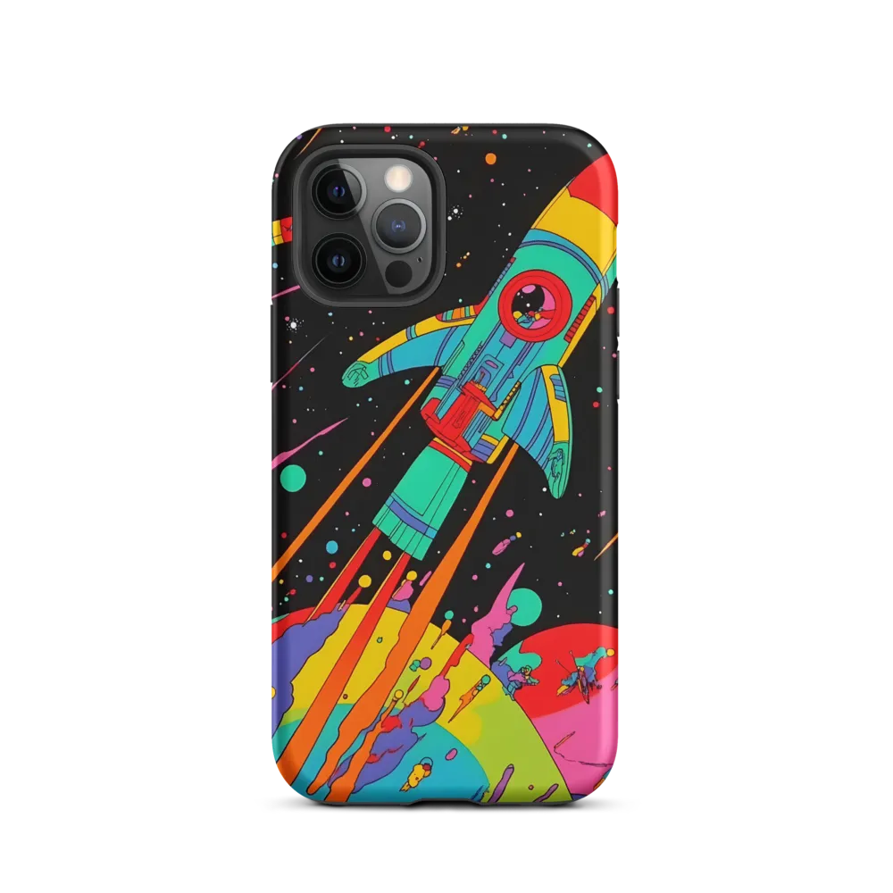 Cosmic Voyage: The Neon Lift-Off