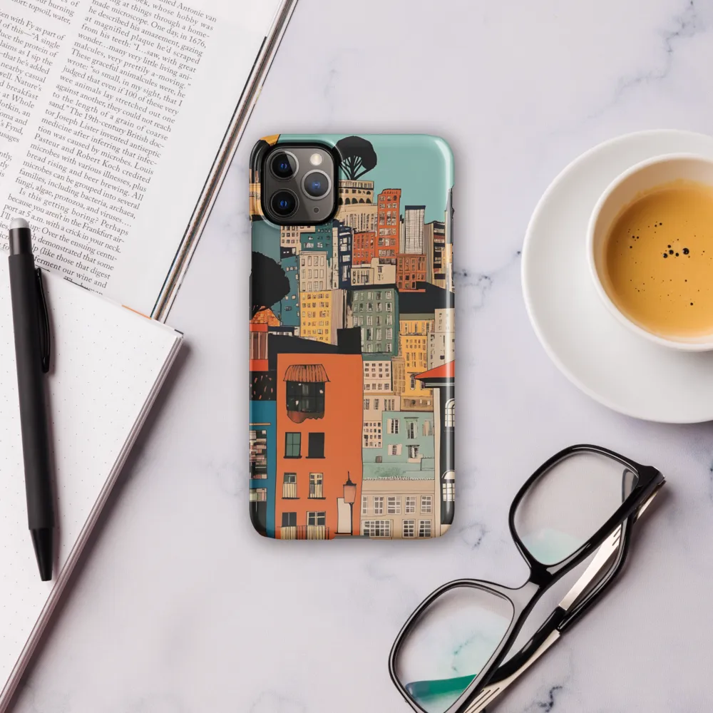 Urban Fusion: A Colorful Cityscape | Phone Case |  11 Pro Max | Snap Case | Glossy