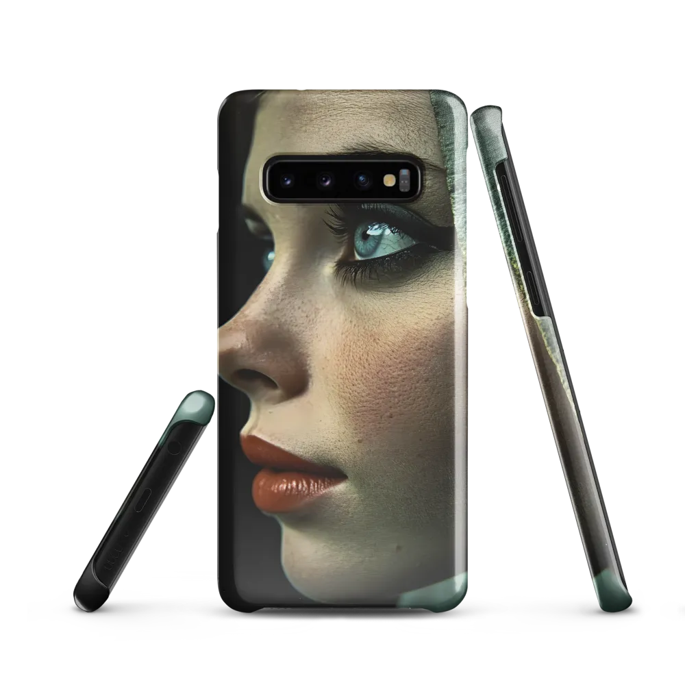 Gaze of Elegance | Phone Case |  S10 | Snap Case | Glossy