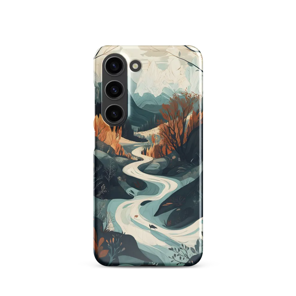 Winding Serenity: A Digital Landscape