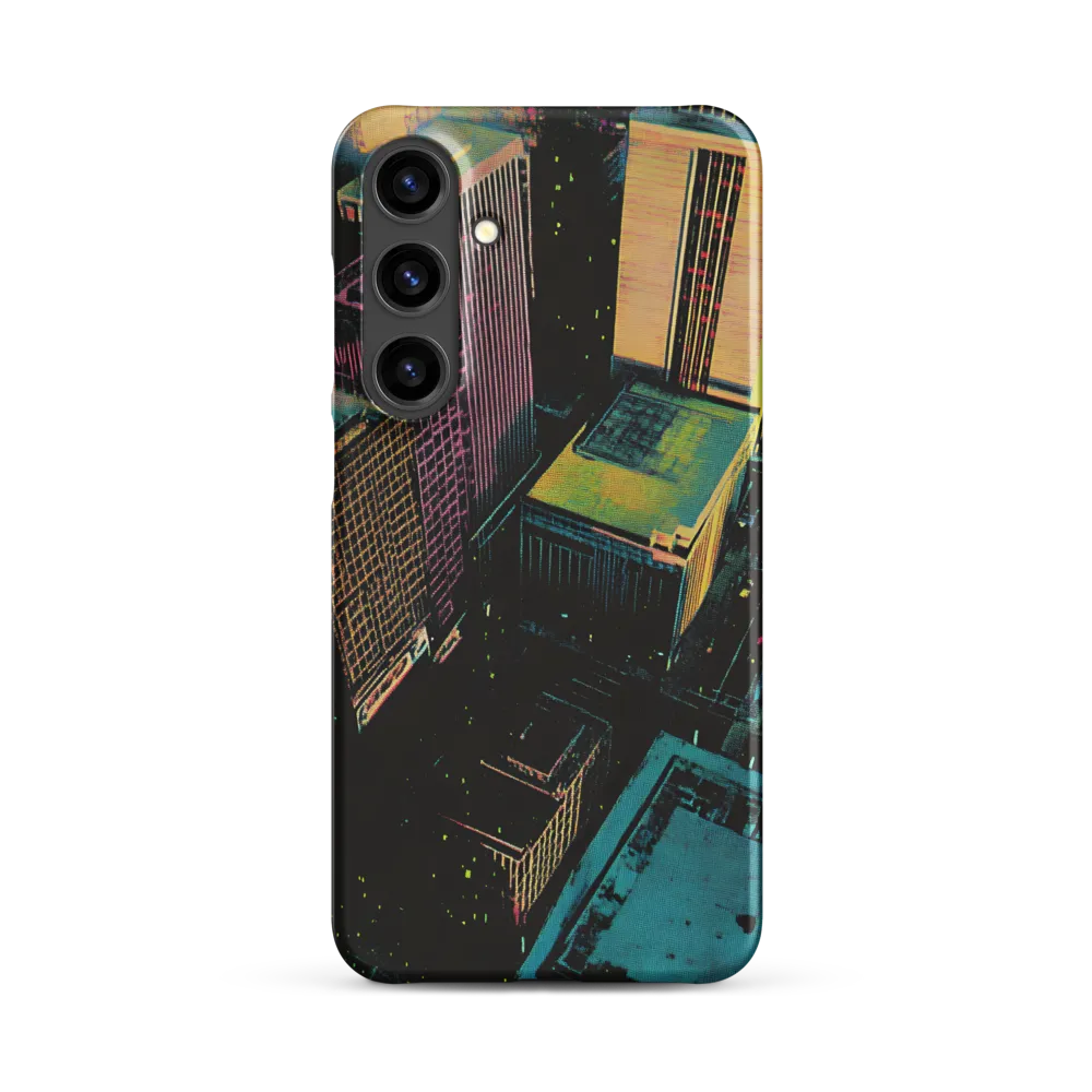 Neon Dreams: A City from Above