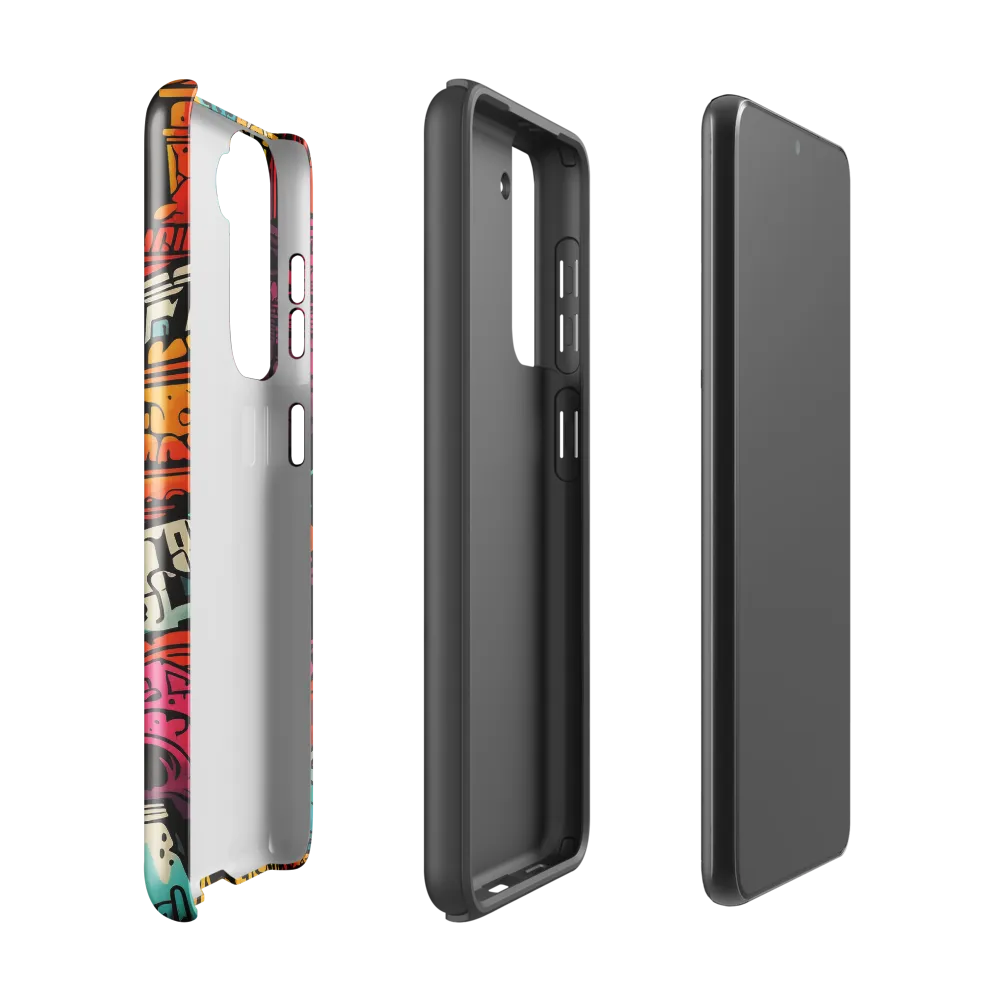 Vibrant Urban Surrealism | Phone Case |  S21 | Tough Case | Glossy
