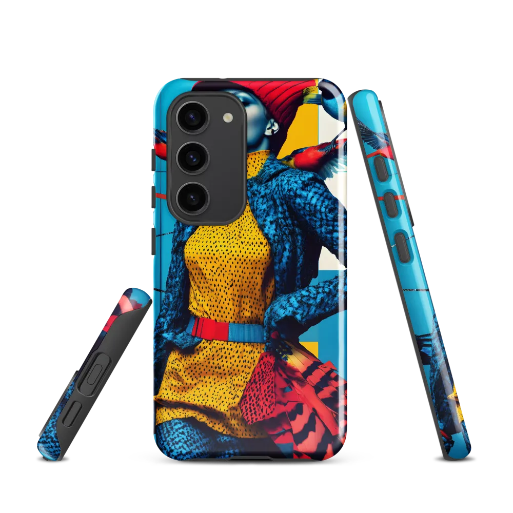 Vibrant Fusion of Nature and Fashion