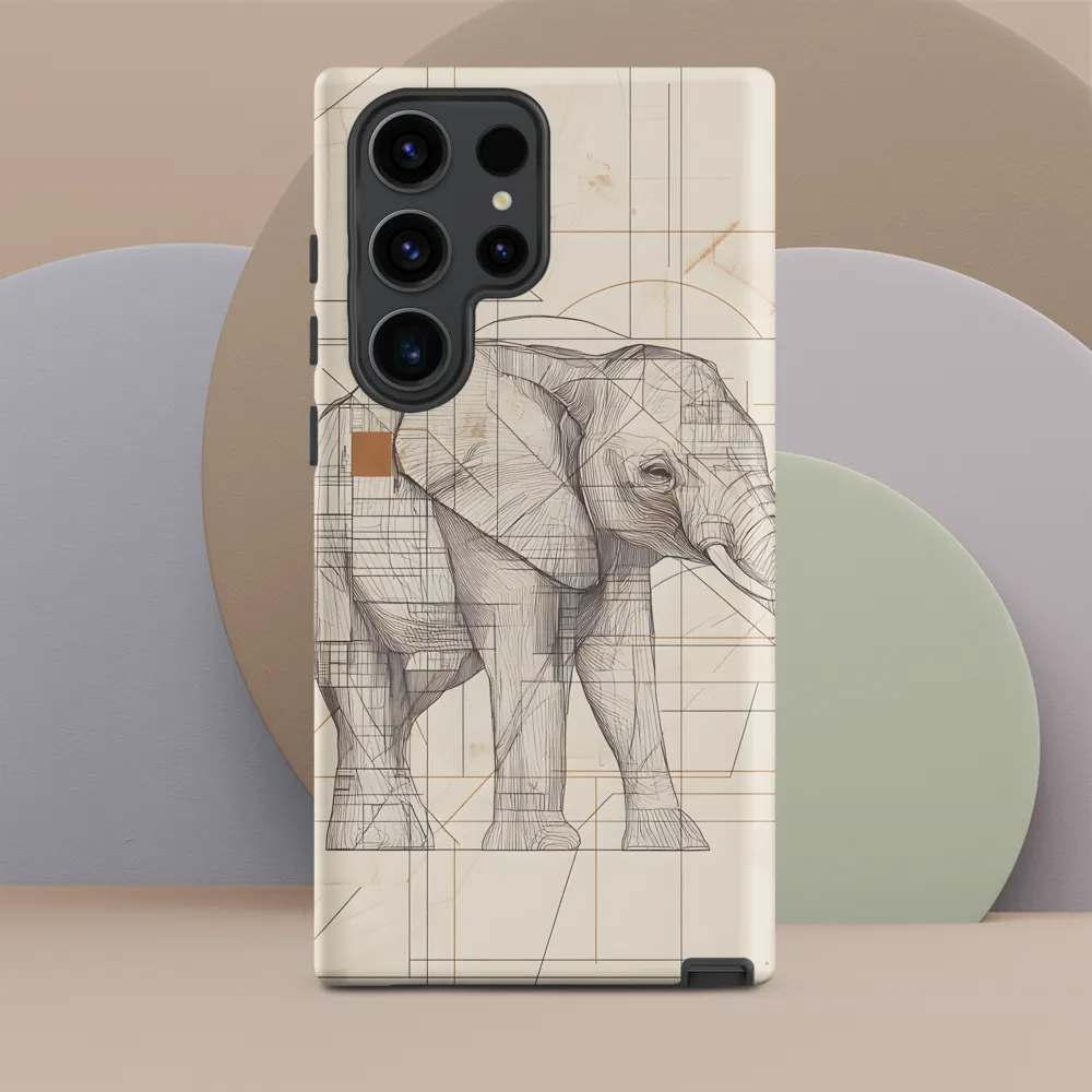 Geometric Elegance: The Steel Elephant