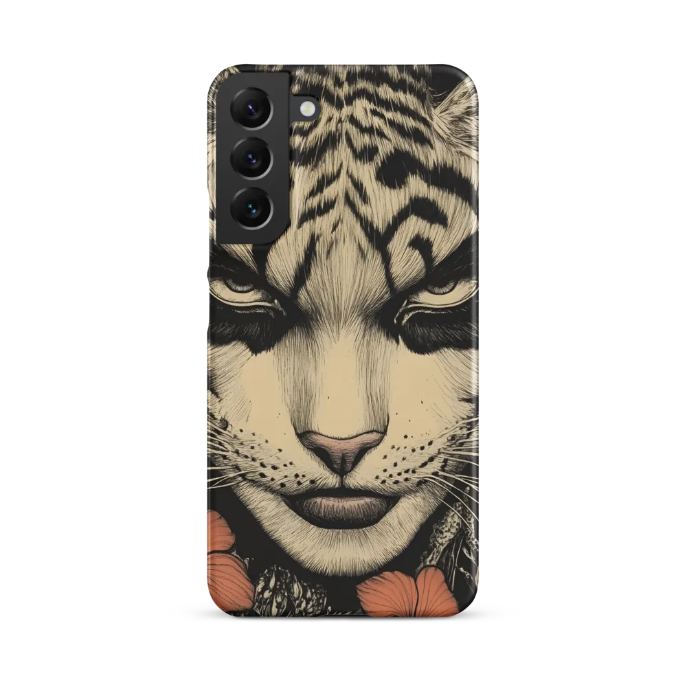 Feline Majesty: The Human-Leopard Connection | Phone Case |  S22 Plus | Snap Case | Matte