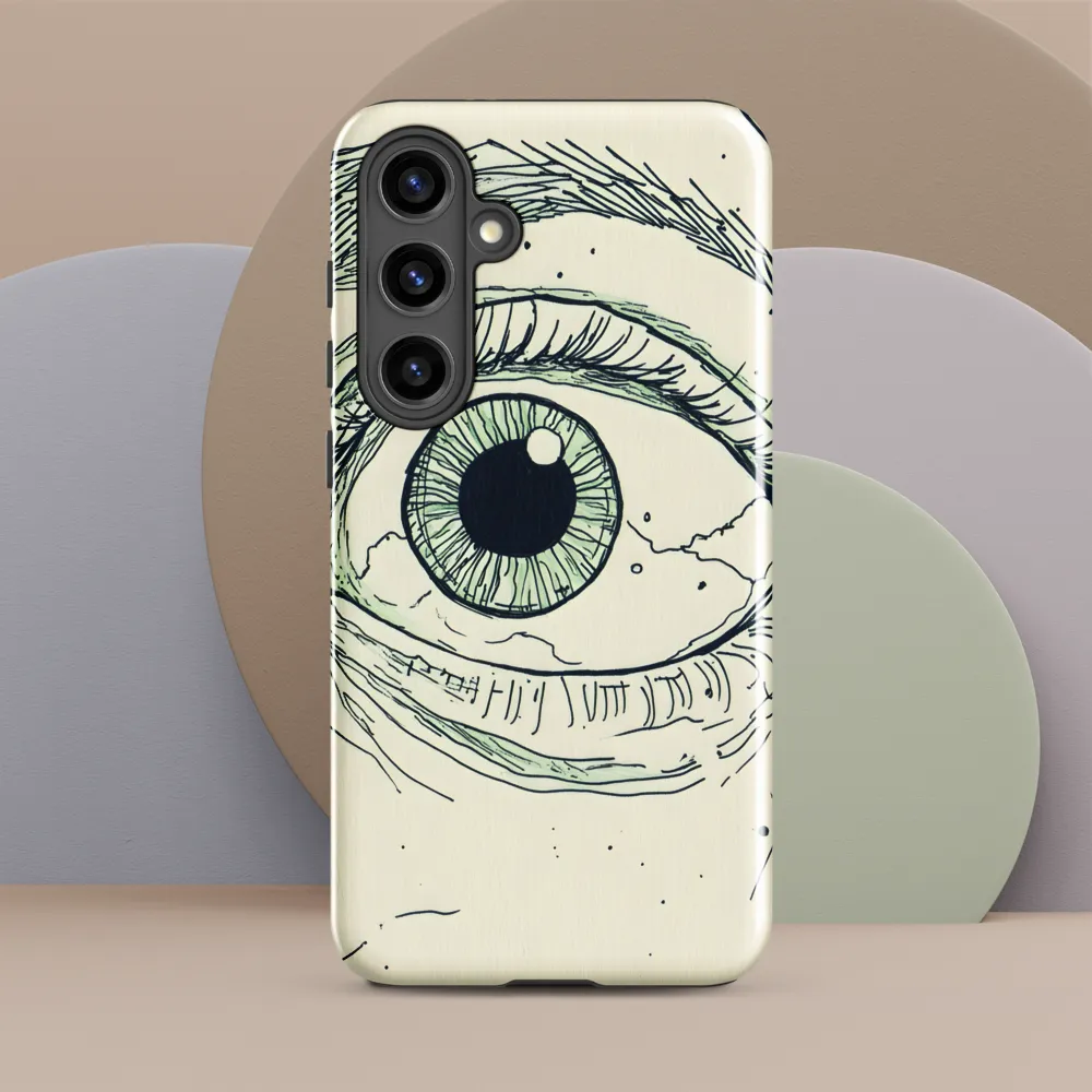 Observant Gaze | Phone Case |  S24 Plus | Tough Case | Glossy