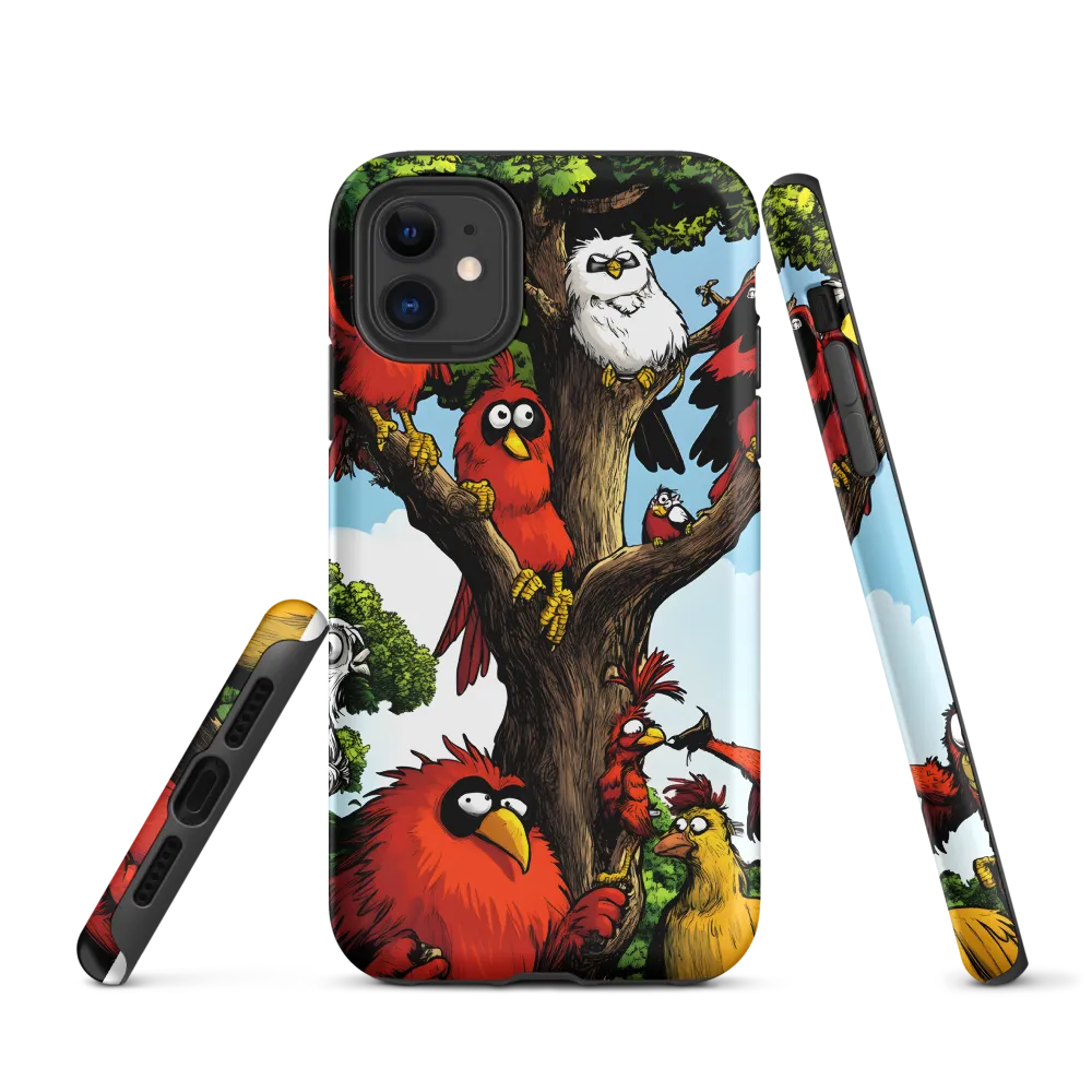 Whimsical Avian Gathering