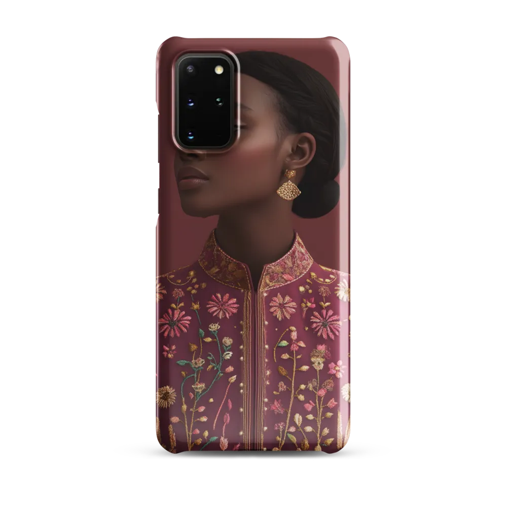 Elegance Embodied: A Traditional Fashion Statement | Phone Case |  S20 Plus | Snap Case | Glossy