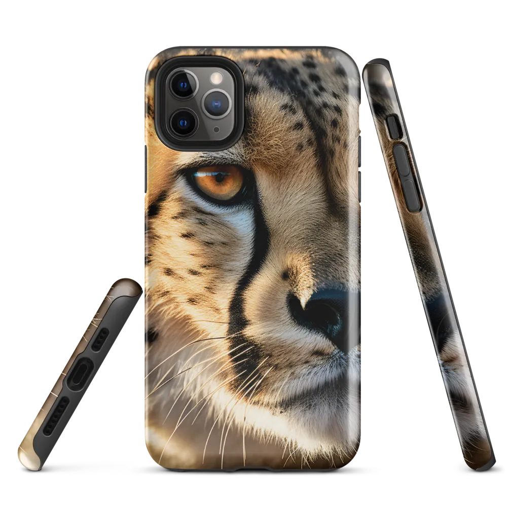 The Intense Gaze of the Cheetah | Phone Case |  11 Pro Max | Tough Case | Glossy