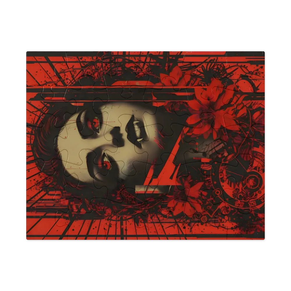 Crimson Vampire 
 Jigsaw Puzzle in Tin Box