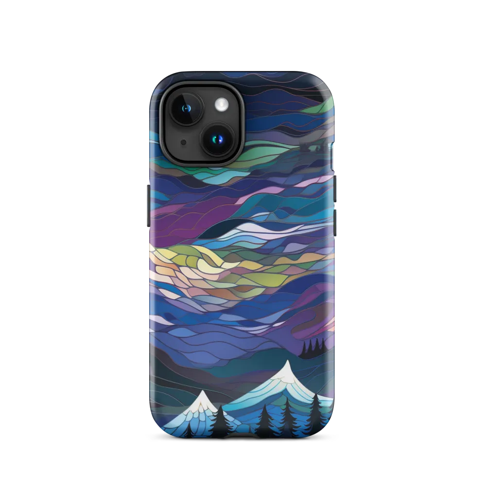 Twilight Peaks: An Abstract Mountain Landscape