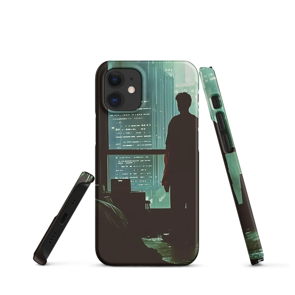 Silent Contemplation in a Futuristic Dystopia
