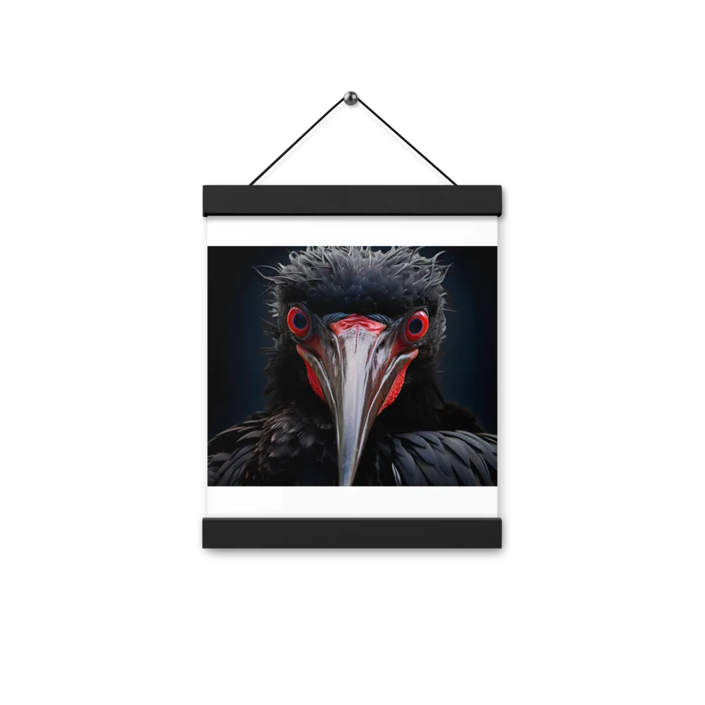 Gaze of the Abyss | Poster With Black Wood Hanger | 8″×10″